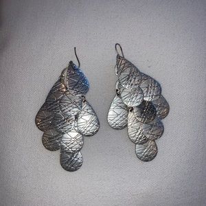 Silver dangly earrings!